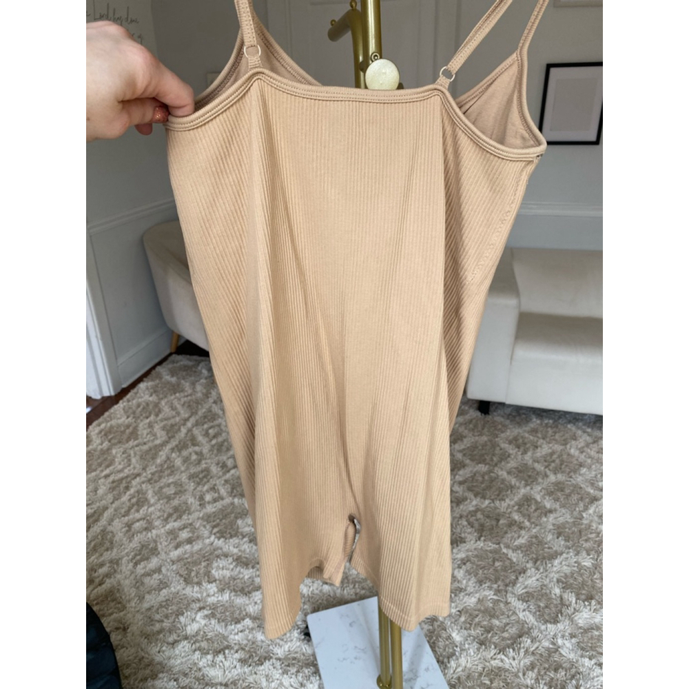 NWOTs No Boundaries Shapewear Bodysuit Spaghetti Strap Stretchy Smooth Neutral L - Picture 4 of 7